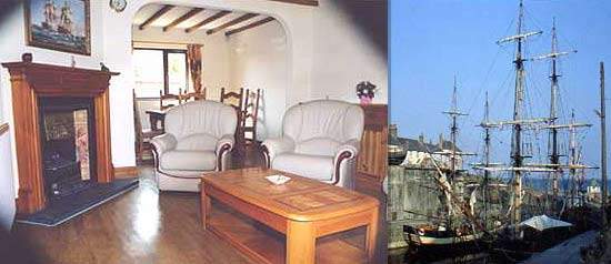 Phoenix House - ailing ships in nearby Charlestown