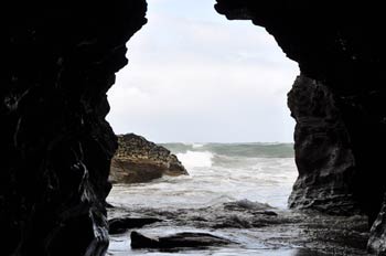 Portreath Rock pool harbour wall - 