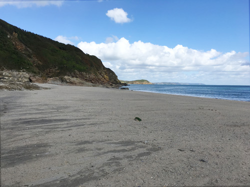 Pentewan Sands Beach Cornwall