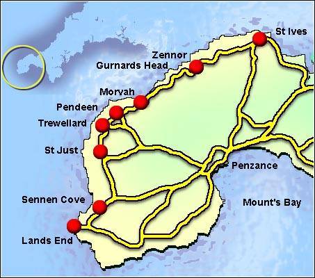 The Scenic Trail Location Map