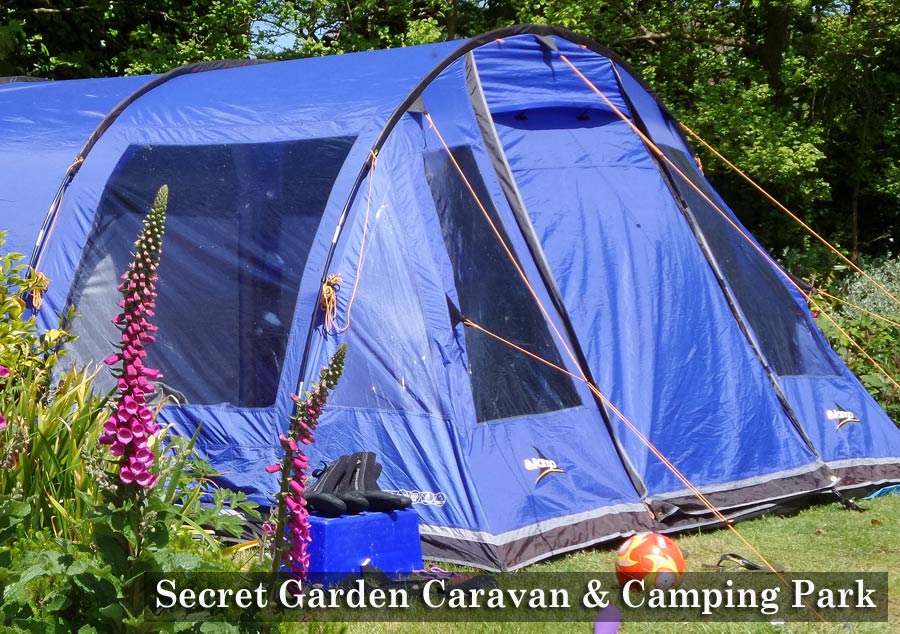 camping Lands end Cornwall  Secret Garden