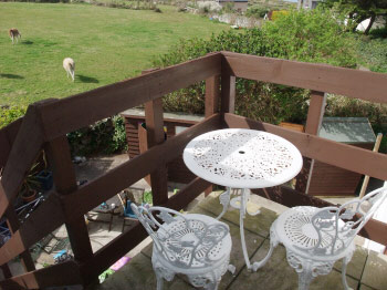 Raised seating area