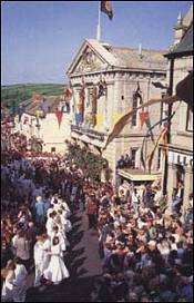 The Flora Dance at Helston