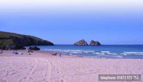 Newquay Holywell Bay Beach Holidays Caravan And Chalet Beach