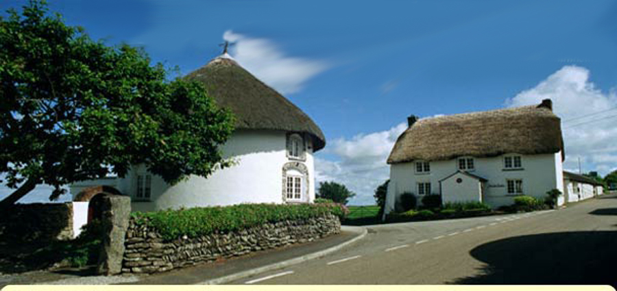 Veryan Round Houses   the Roseland Peninsula