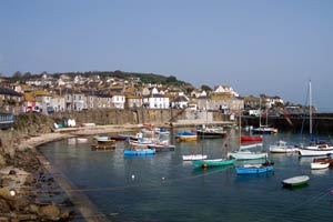 View from the Wharf in Mousehole
