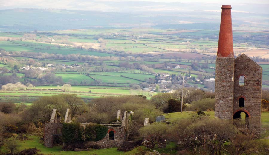 View from Stowes Pound across Upton Cross