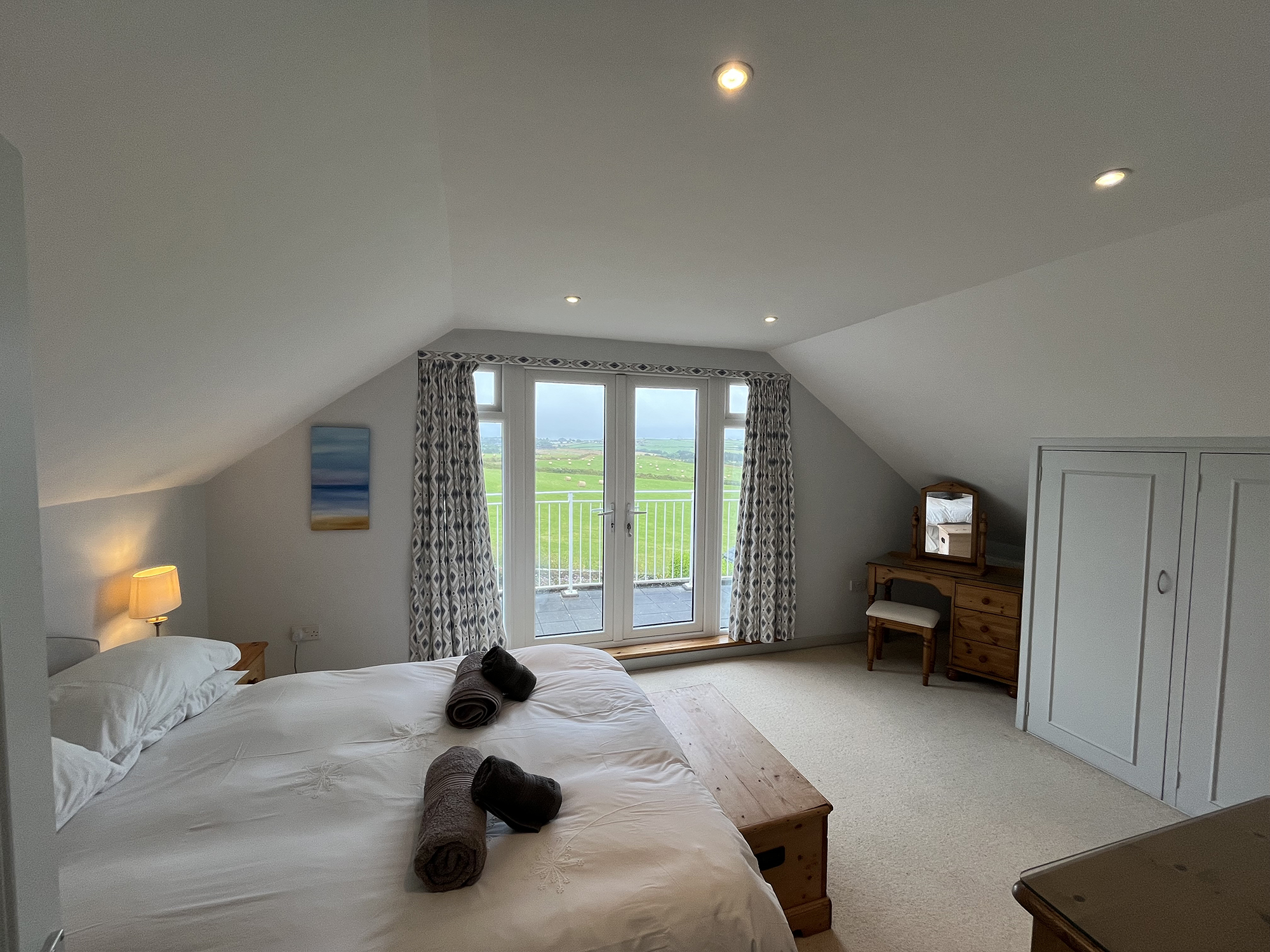 Double bedroom at Tredenham