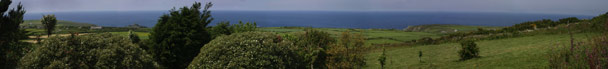 View from the garden   B&B stays in Zennor St Ives Tregeraint House B&B