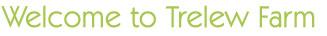 Welcome to Trelew Farm &minus; Luxury Bed and Breakfast accommodation near Penzance in West Cornwall