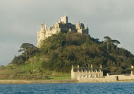 The castle on St Michael’s Mount