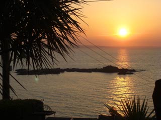 sea view across Mousehole from Trevean Holiday Cottage