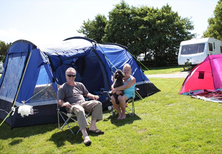 Camping @ Trevella Holiday Park Crantock