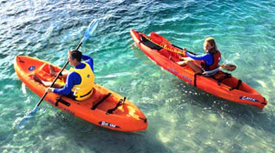 Water sports at Millendreath Beach  