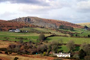 Looking towards The Cheesewring and Stowe's pound