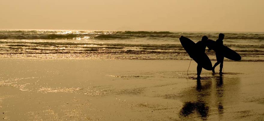 Surfing in Cornwall