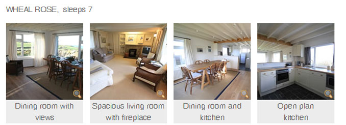 Self-catering at Wheal Rose