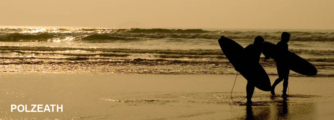 Surfing at Polzeath 