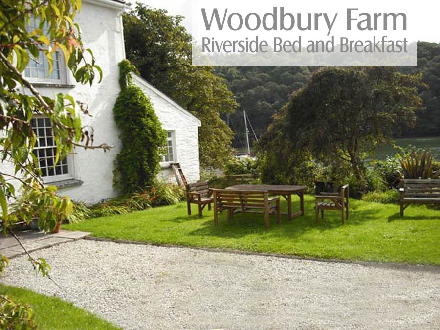 Woodbury Farm Riverside Bed and Breakfast Holiday Accommodation in  Truro Cornwall