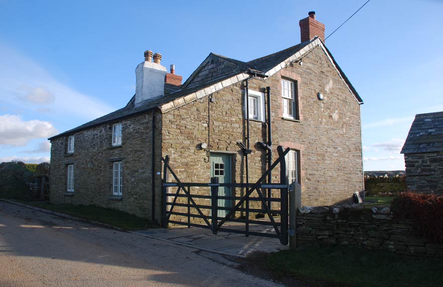 The cottage from the lane