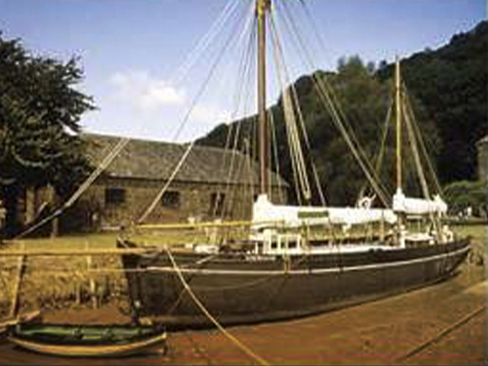 Cotehele quay and river Tamar
