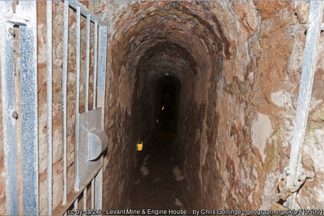 One of the mine entrances at Levant Mine