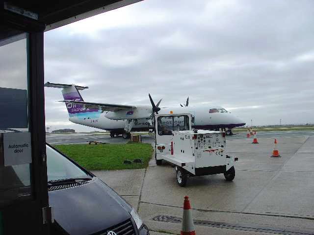 Cornwall Airport Newquay terminal and runway