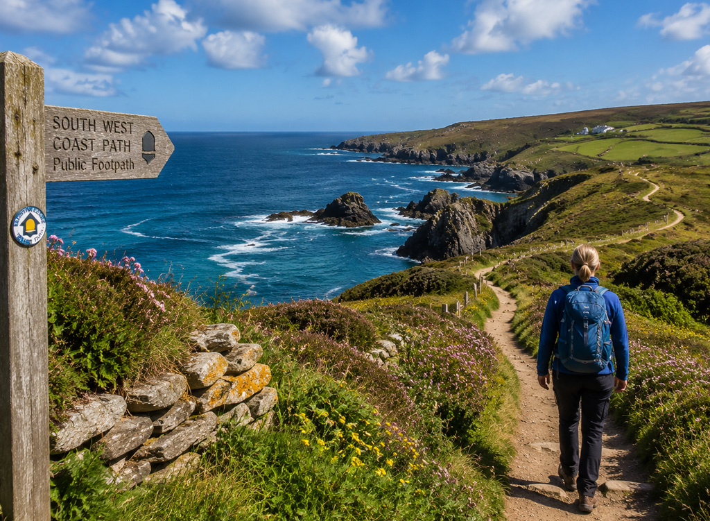 Walking the South West Coast Path in Cornwall