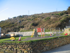 Play area in the village