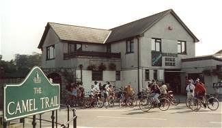 Bridge Bike Hire Wadebridge bikes ready for hire - Cornwall family cycling attraction