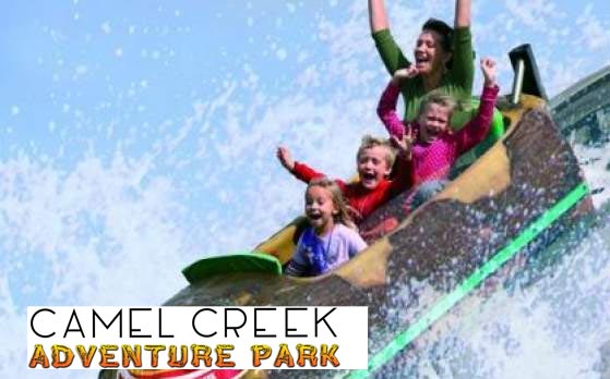 Camel Creek Adventure Park Cornwall Raging Rivers water slide - Cornwall family theme park