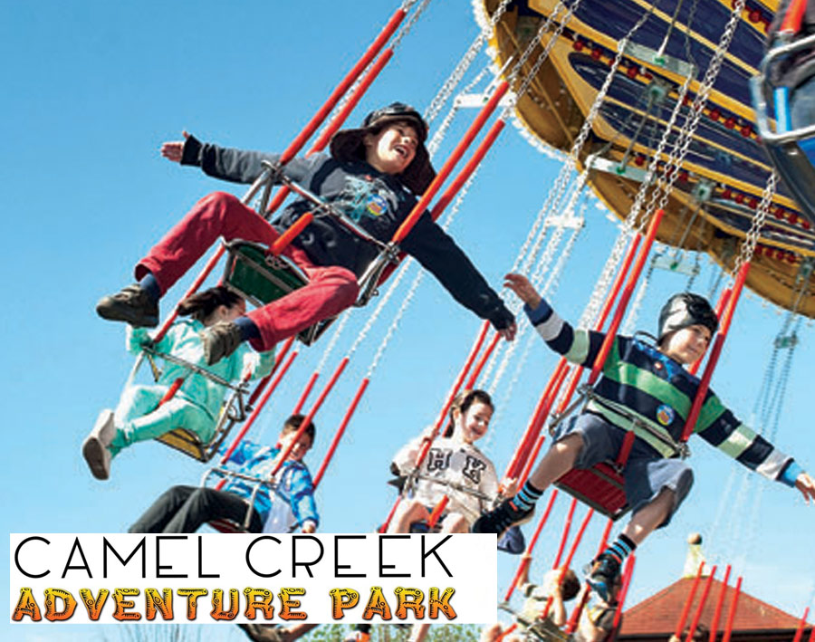 Camel Creek Adventure Park Cornwall rides overview - Cornwall family theme park