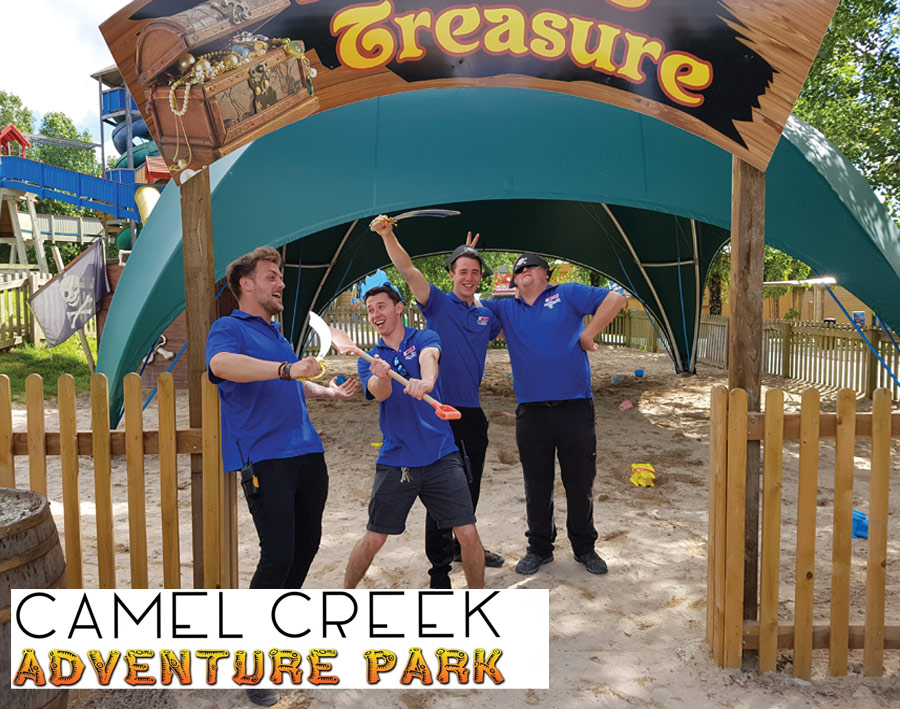 Camel Creek Adventure Park Cornwall rides overview - Cornwall family theme park