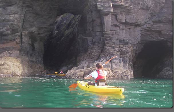 Cornish Rock Tors sea kayaking, North Cornwall