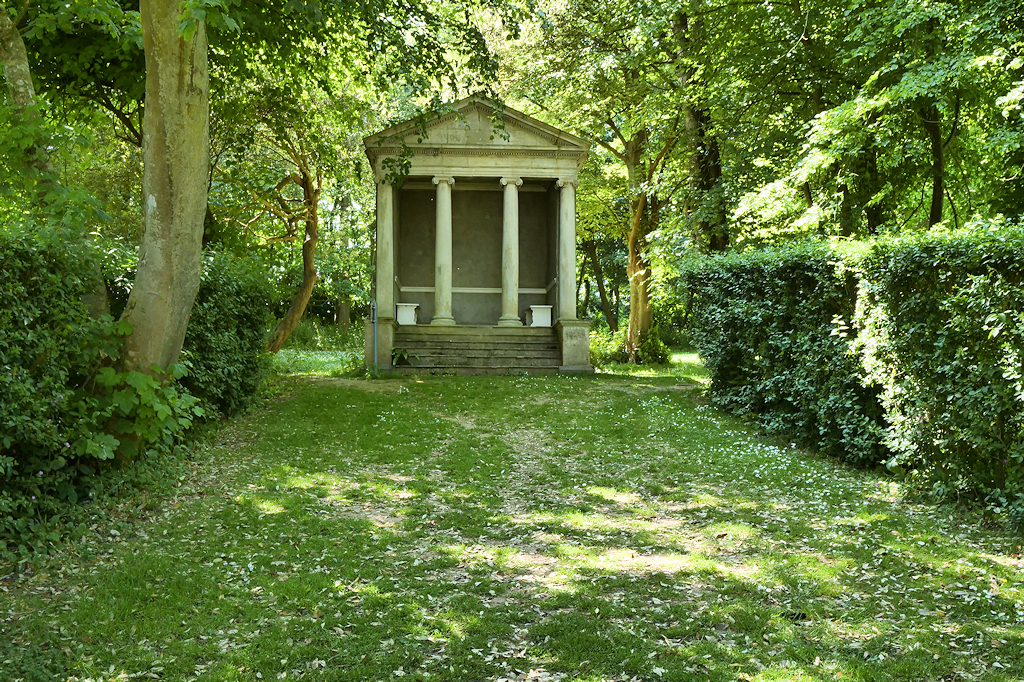 Garden Temple in the grounds of Prideaux Place, Padstow, Cornwall