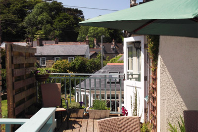 Patio at Barneycot