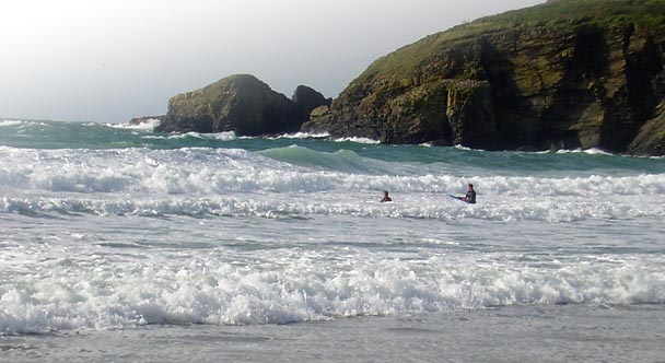 Surf at Praa Sands