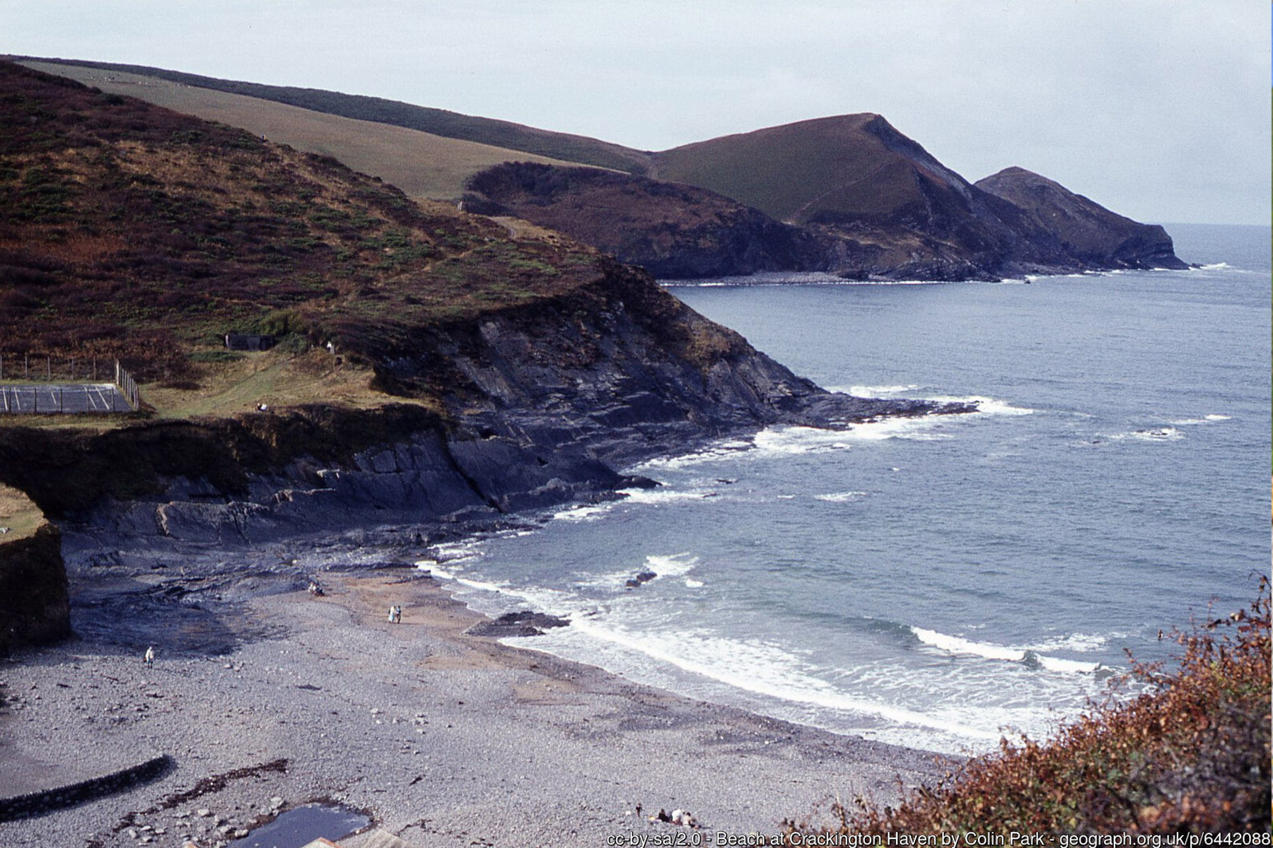 Crackington Haven Beach Cornwall Heritage Coast Seaside Award - Cornwall coastal holidays