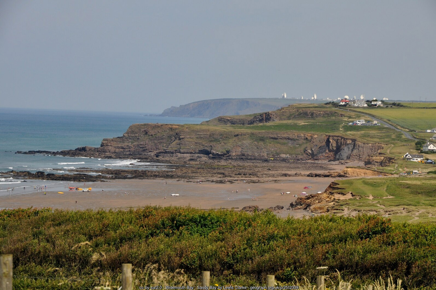 Widemouth Bay Beach Bude Cornwall Atlantic surf Blue Flag - Cornwall surf holidays