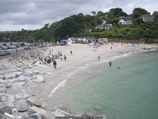Swanpool Beach, Falmouth, Cornwall