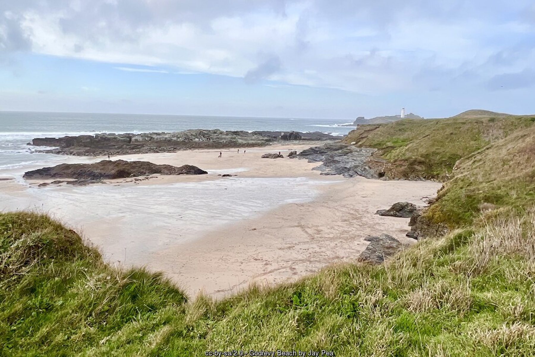 Godrevy Beach near Hayle Cornwall