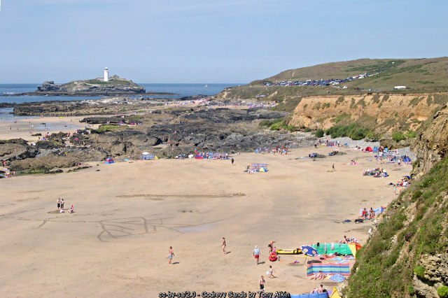 Godrevy Beach near Hayle Cornwall
