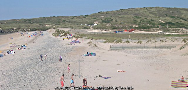 Gwithian Beach near Hayle Cornwall
