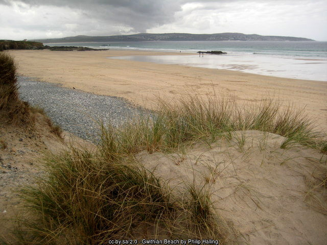 Gwithian Surfing Beach near Hayle Cornwall