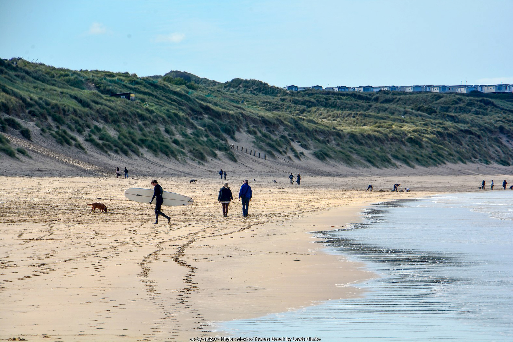 Mexico Towans Beach Cornwall St Ives Bay dunes - Cornwall coastal holidays