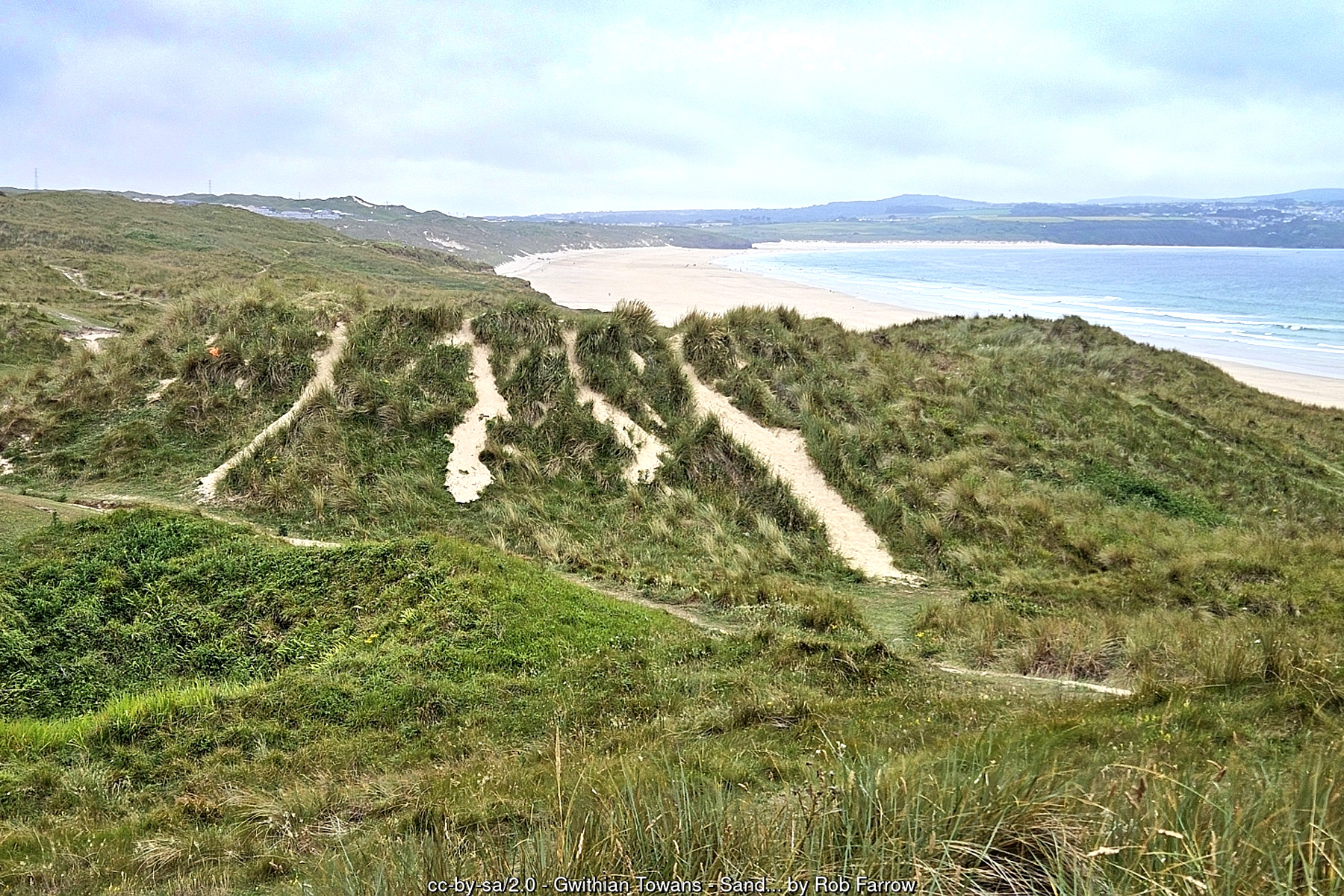 Upton Towans Beach Cornwall Wildlife Trust dunes - Cornwall coastal holidays