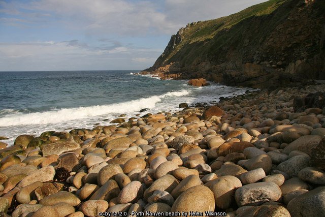 Porth Nanven Beach, Cornwall