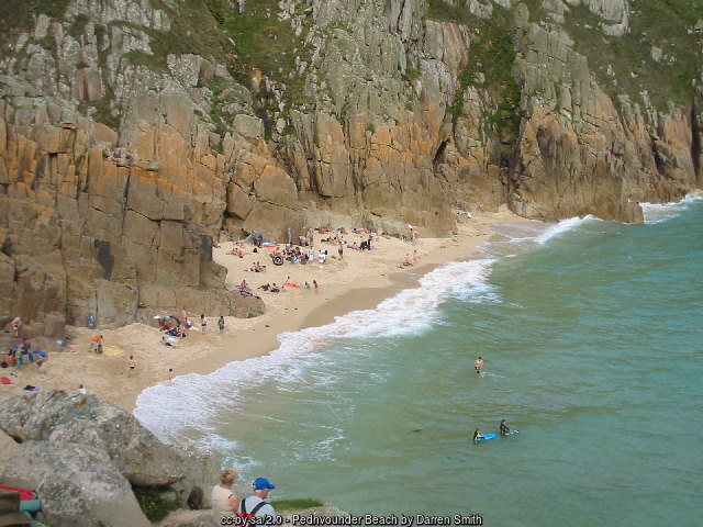 Pedn Vounder Beach, Lands End Cornwall
