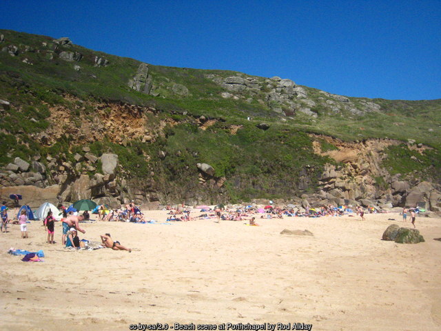 Porthchapel beach, Lands End Cornwall