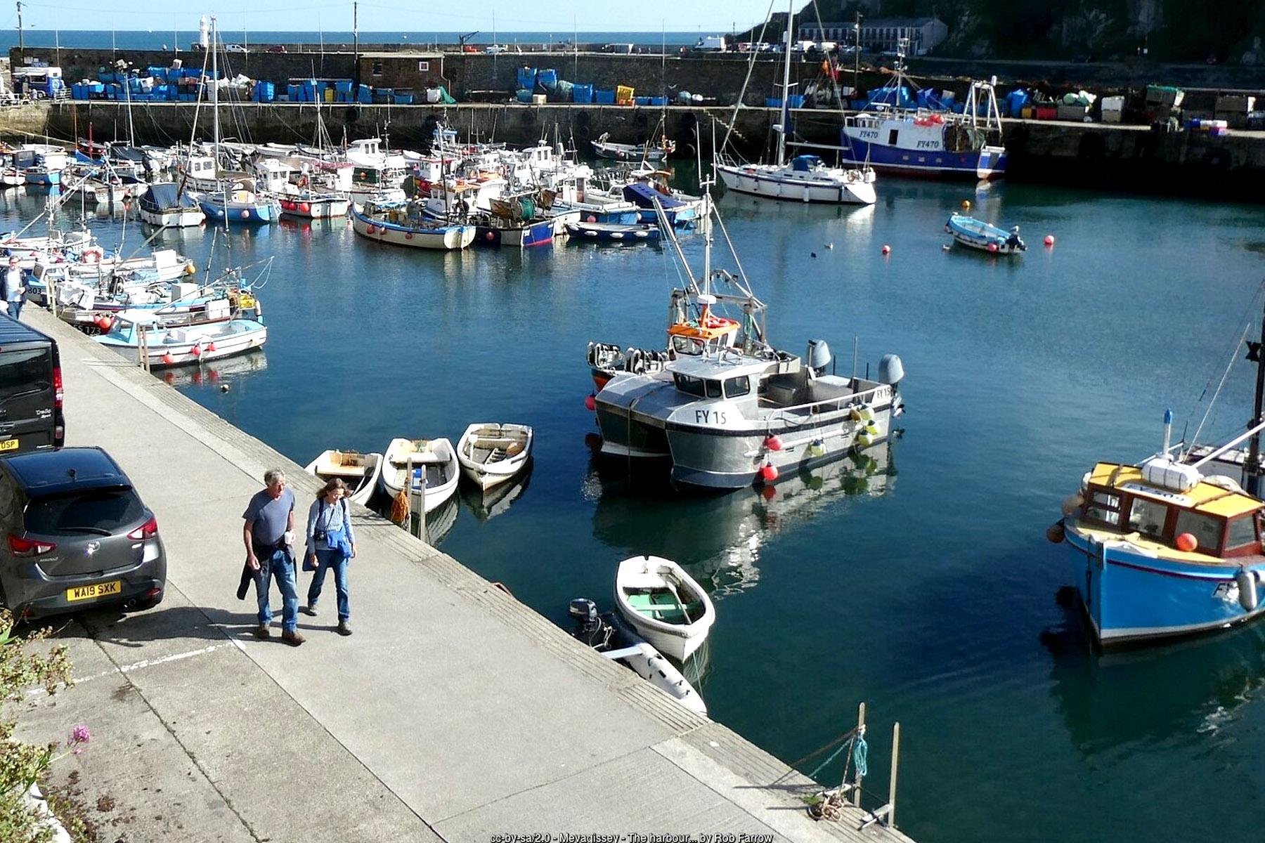 Mevagissey Harbour Beach, Cornwall